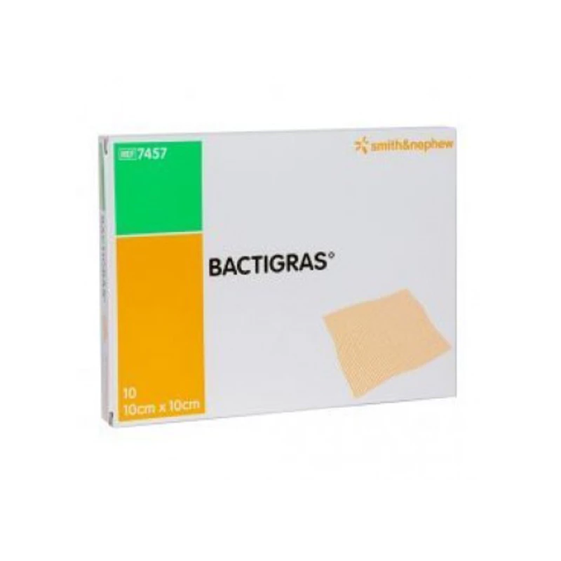 BACTIGRAS KOMPRESE 10X10CM