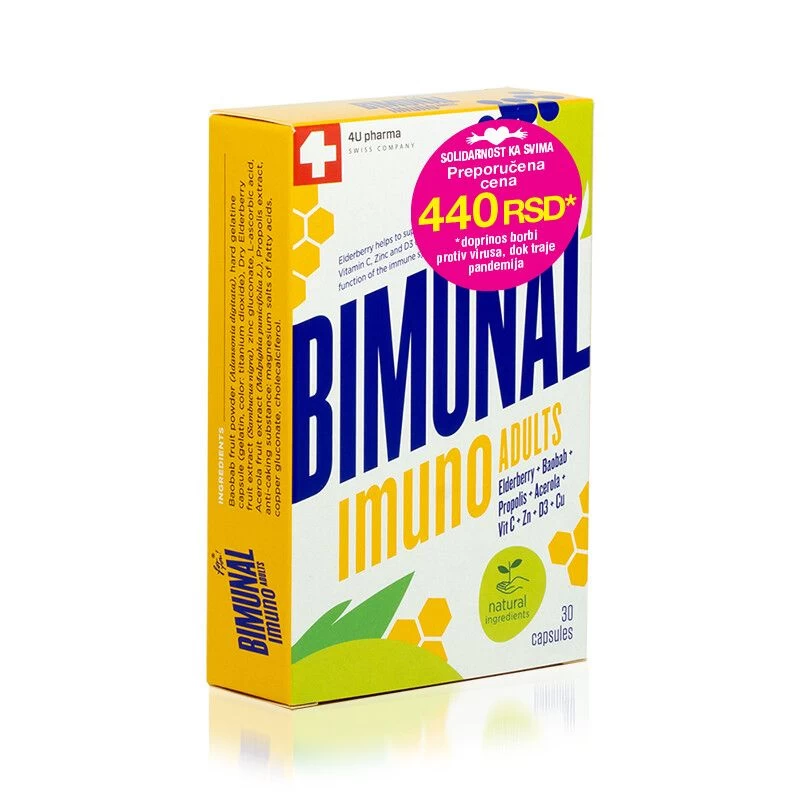 Bimunal adults for you caps 30x solidar