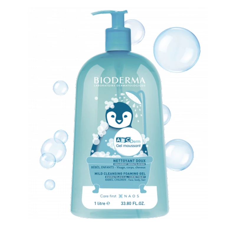 Bioderma ABCDerm gel za kupanje 1l za normalnu kožu beba i dece