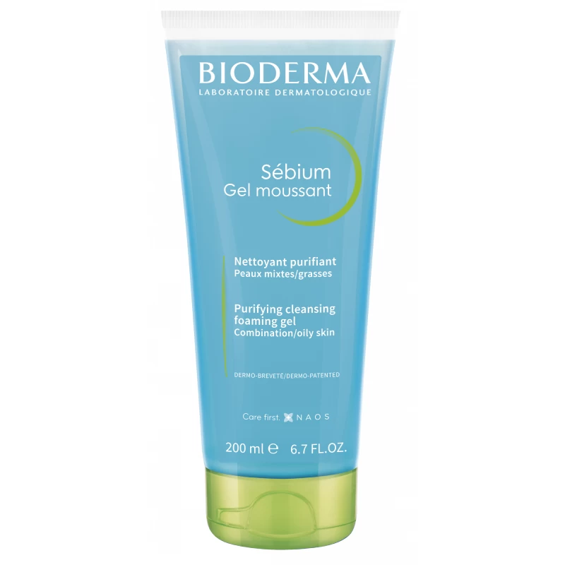 Bioderma Sebium gel moussant tuba 200ml