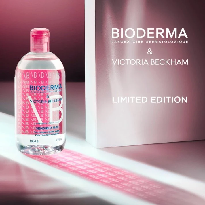 Bioderma Sensibio limited edition designed by Victoria Beckham micelarna voda 500ml