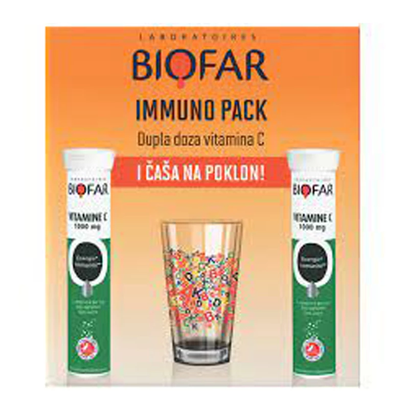 Biofar immuno pack(2 vit.c 1000 eff+1 casa)