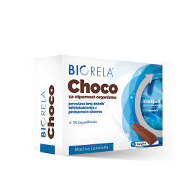 BIORELA CHOCO STANGLICA 10X