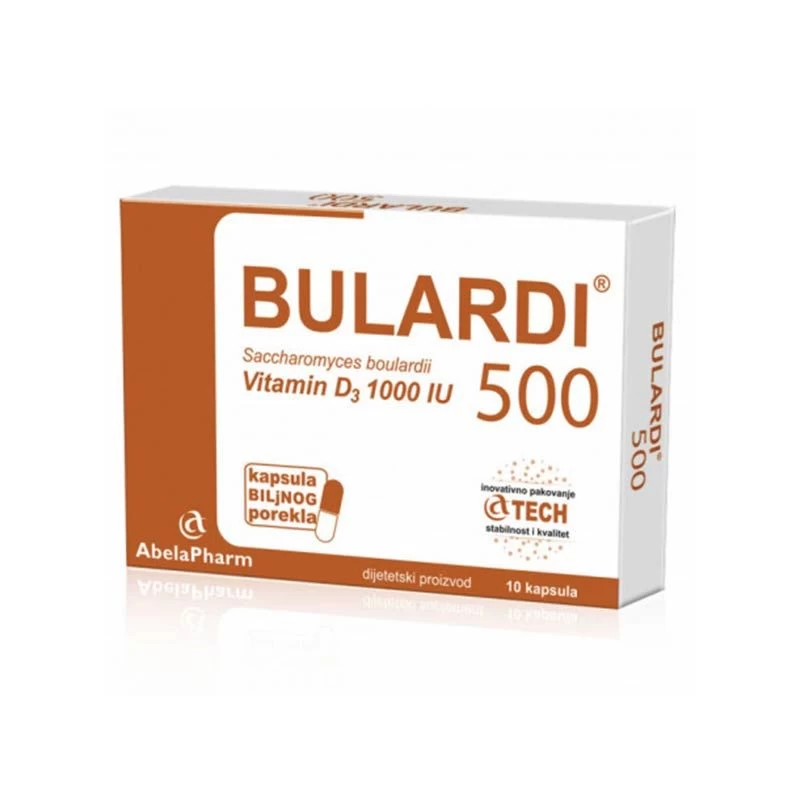BULARDI CAPS 10X500MG+VIT D3 1000IJ