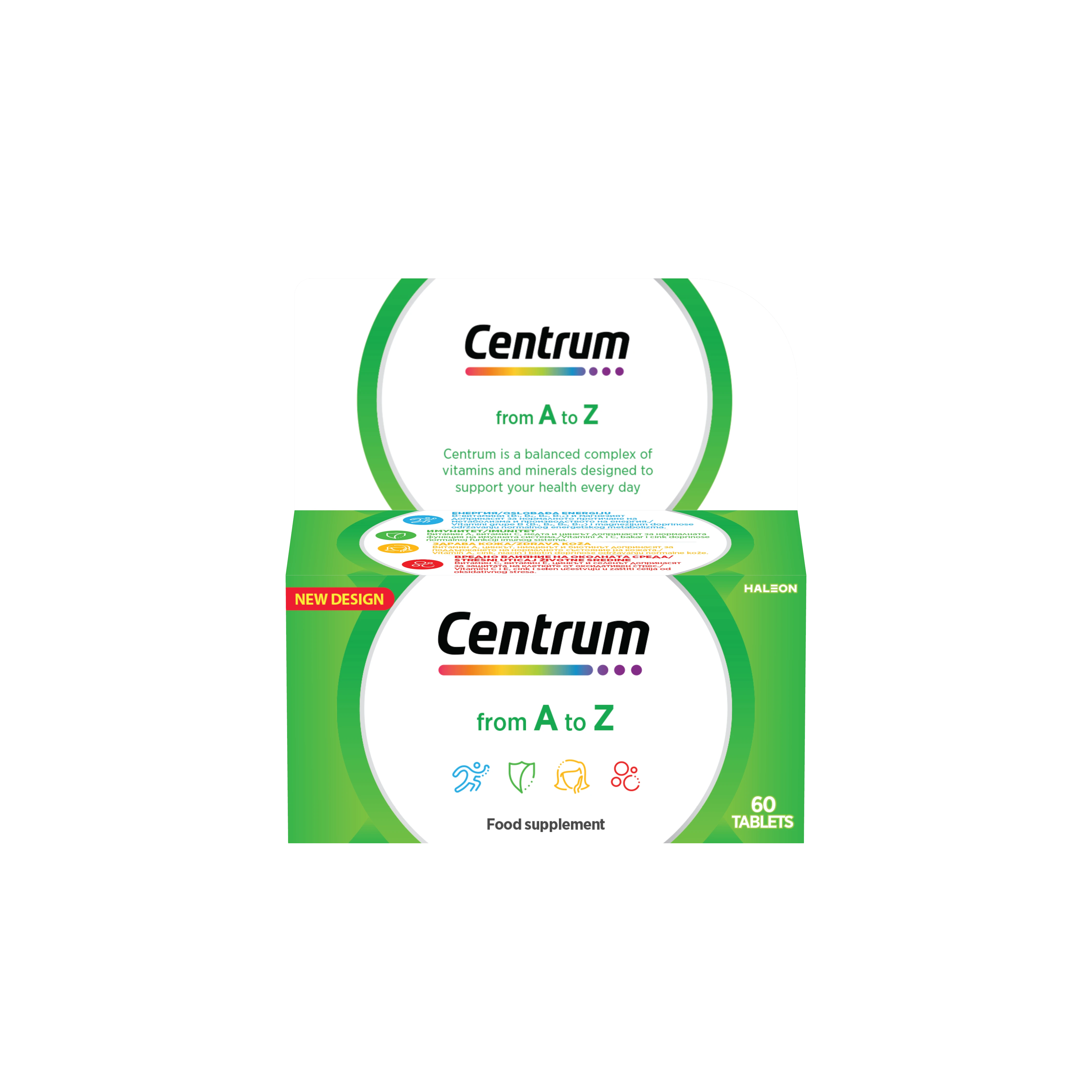 CENTRUM A-Z  TBL 60X, kompleks vitamina i minerala