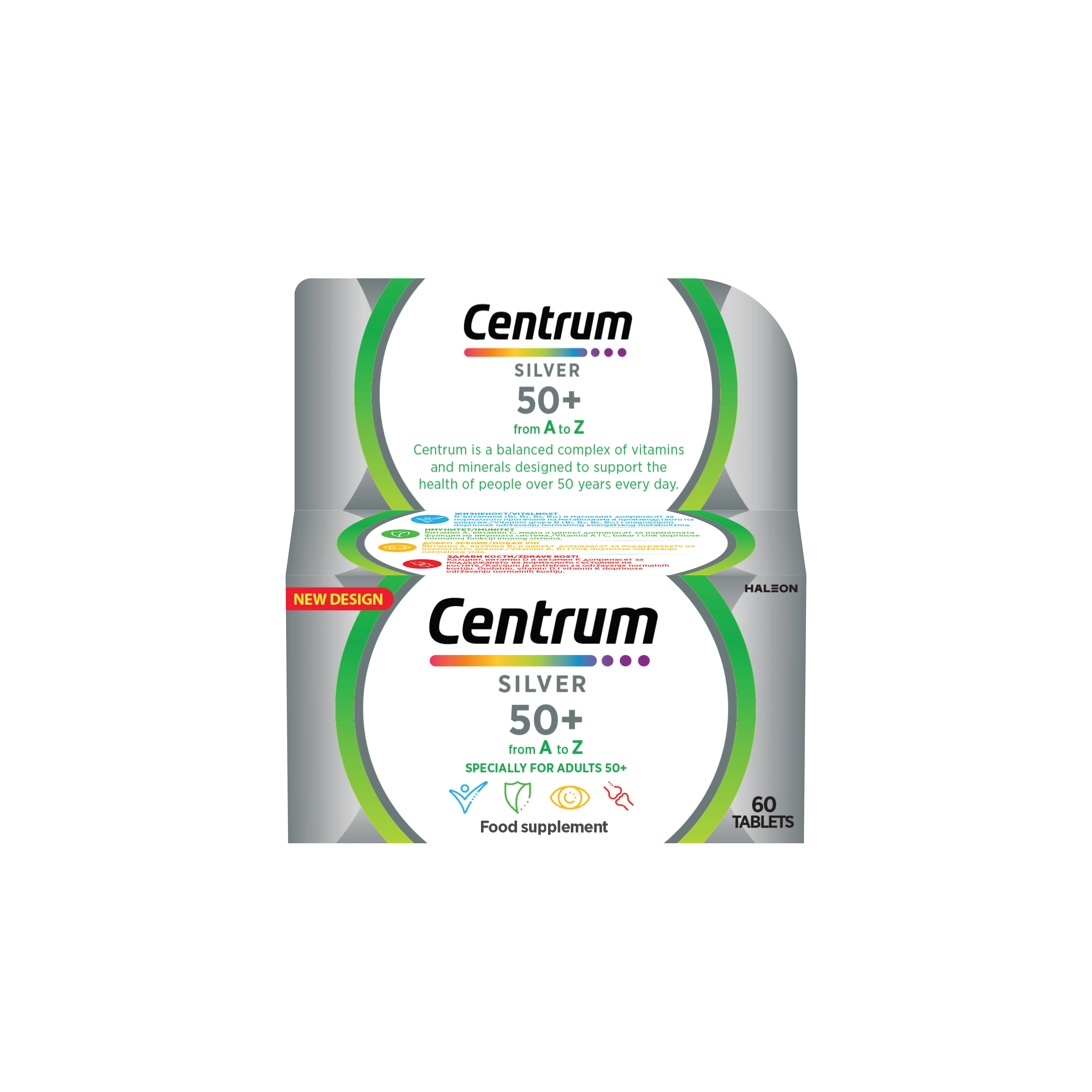 CENTRUM SILVER  50+ TBL, kompleks najboljih vitamina i minerala za osobe starije od pedeset godina