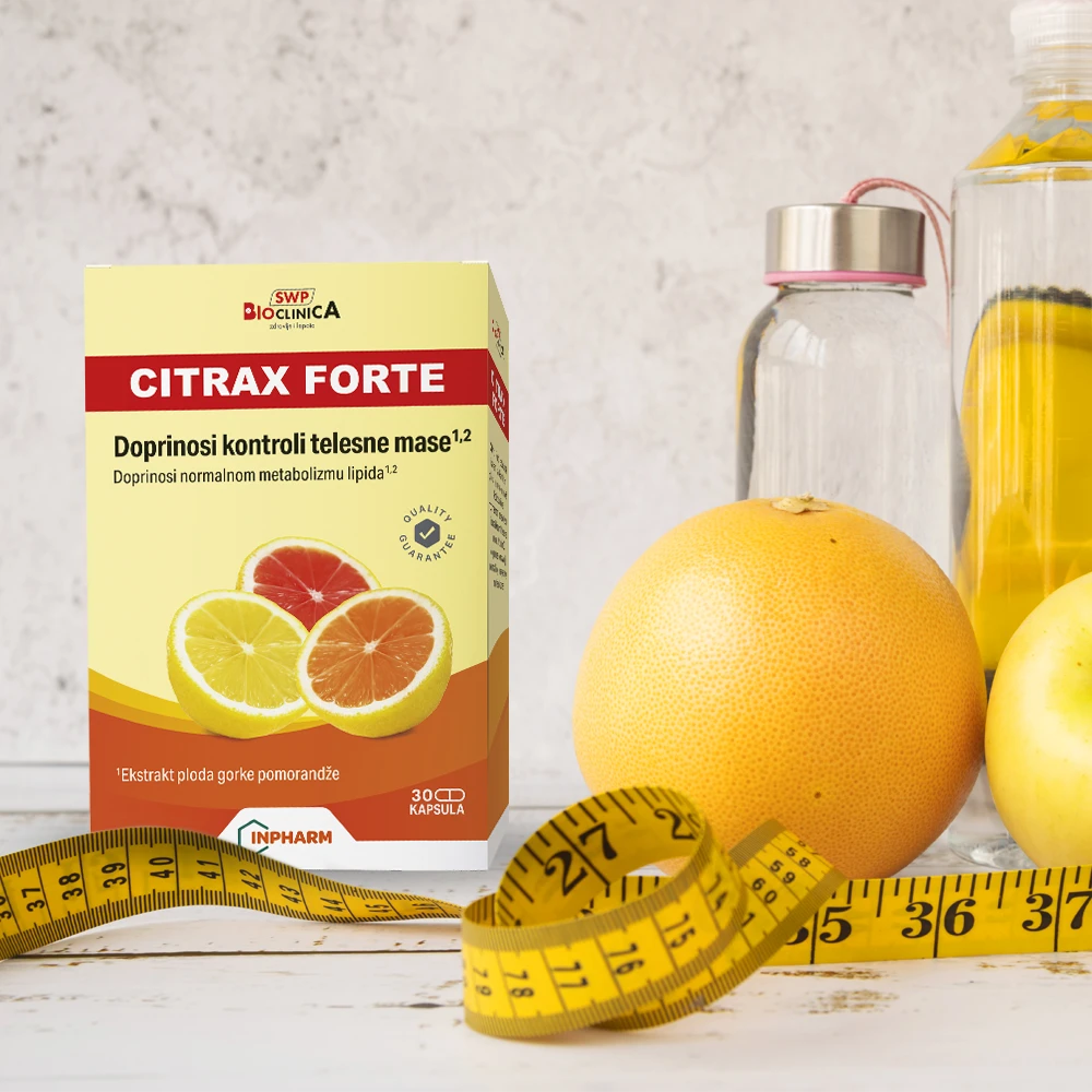CITRAX FORTE,  za mršavljenje, 30 kapsula
