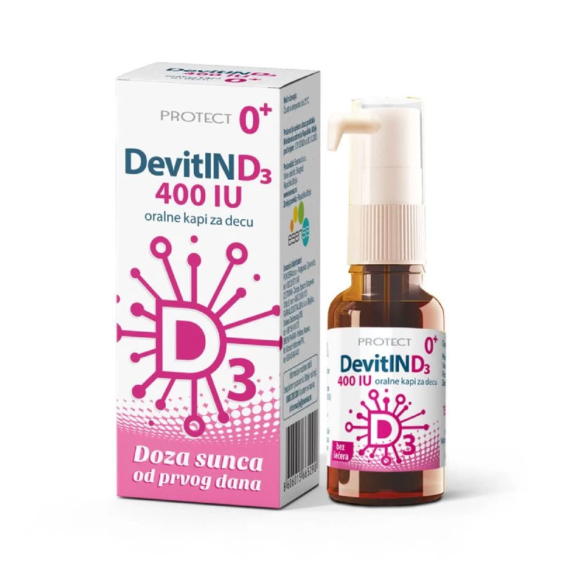 DEVITIN D3 400IJ KAPI ZA DECU 15ML