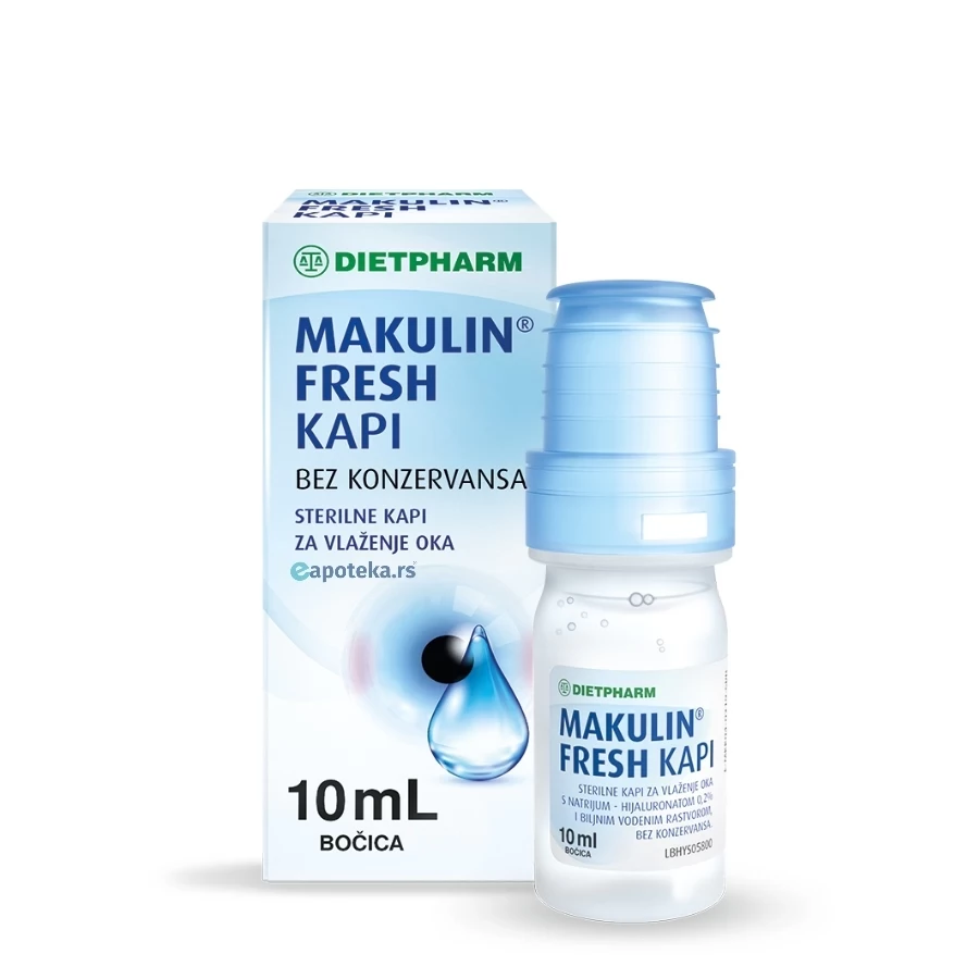 Dietpharm makulin fresh kapi za oči 10ml