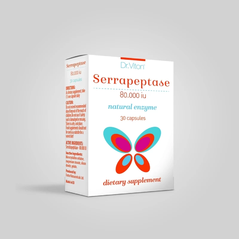 DR.VITON SERRAPEPTASE CAPS 30X80.000IU