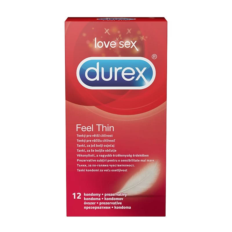 Durex prezervati feel thin 12x