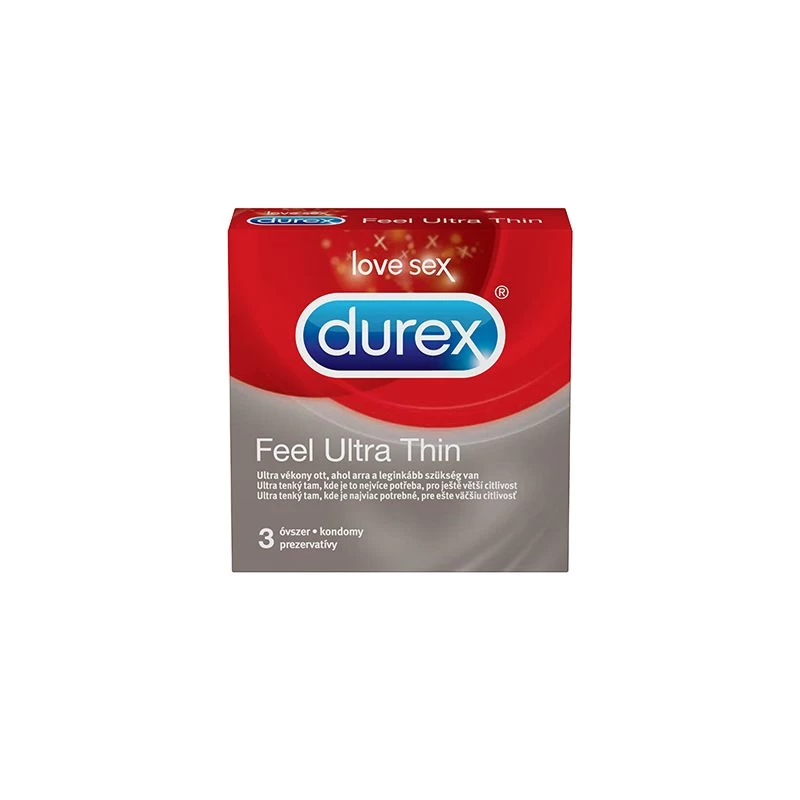 DUREX PREZERVATI FEEL ULTRA THIN 3X