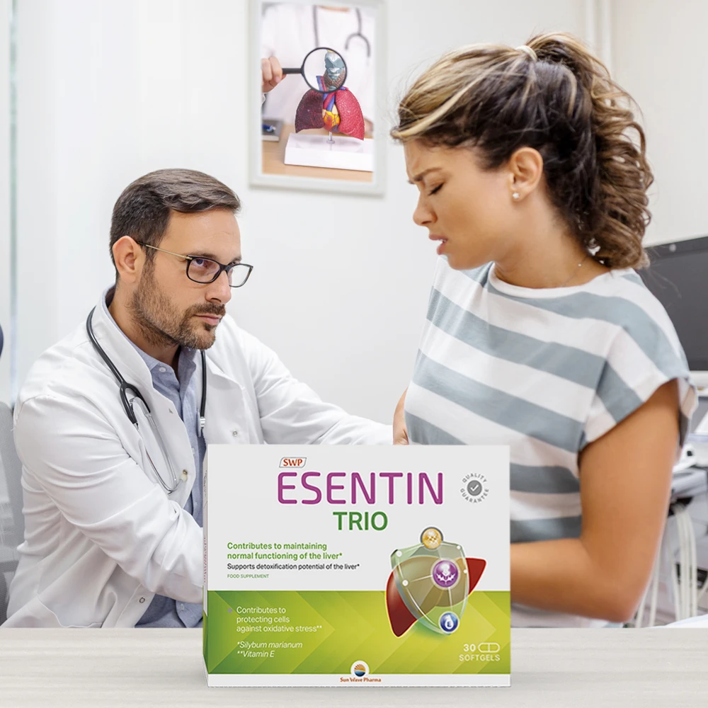 Estentin Trio, za zdravu jetru, 30 kapsula