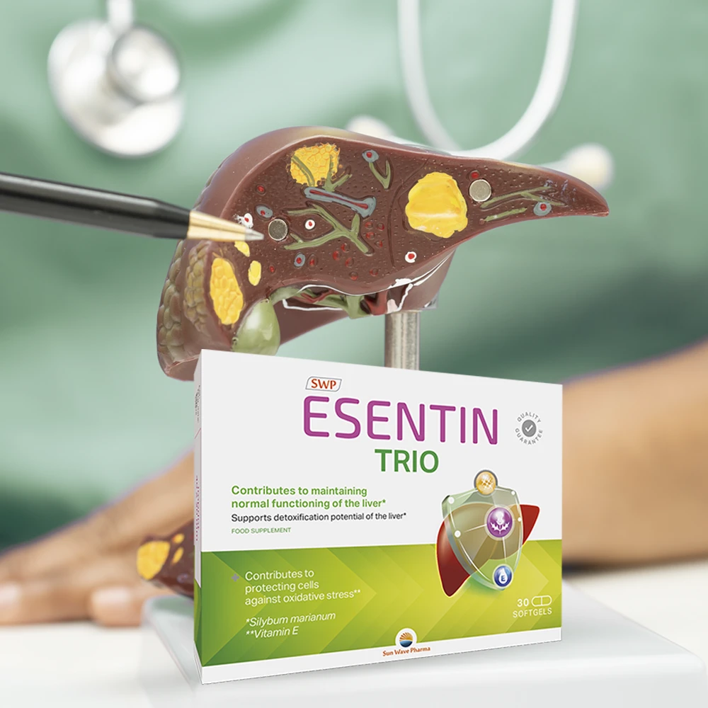 Estentin Trio, za zdravu jetru, 30 kapsula