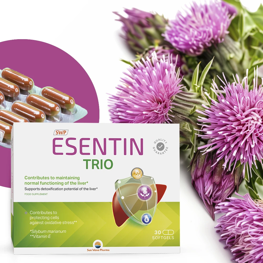 Estentin Trio, za zdravu jetru, 30 kapsula