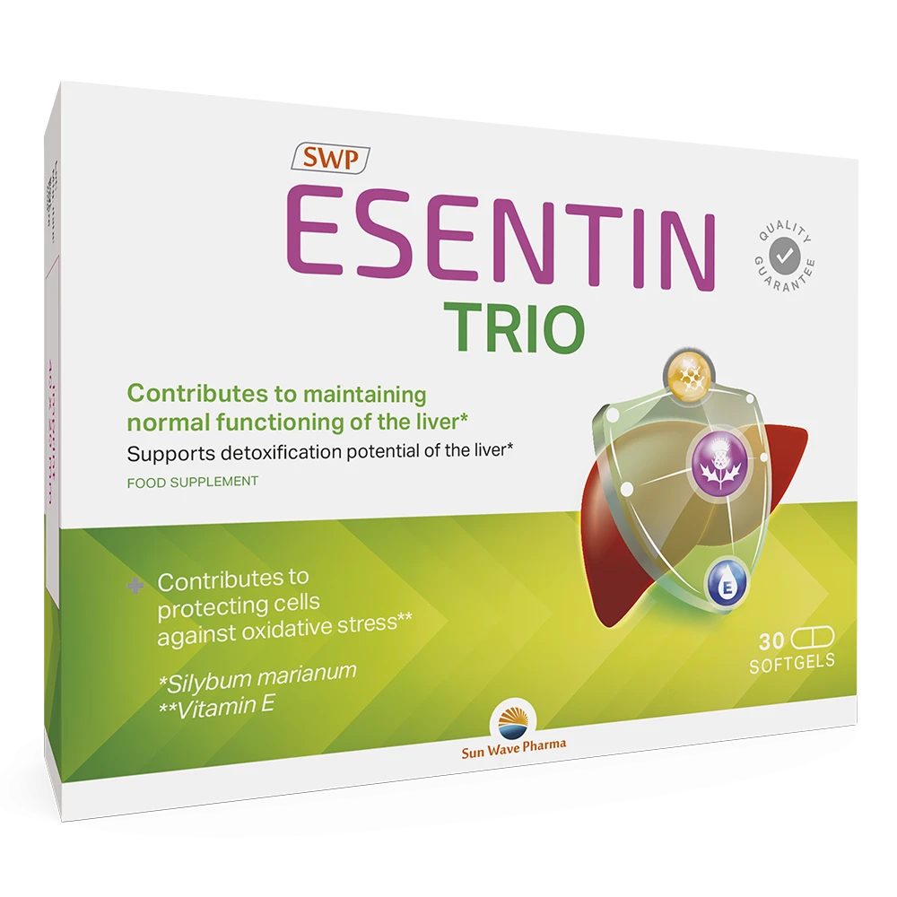 Estentin Trio, za zdravu jetru, 30 kapsula