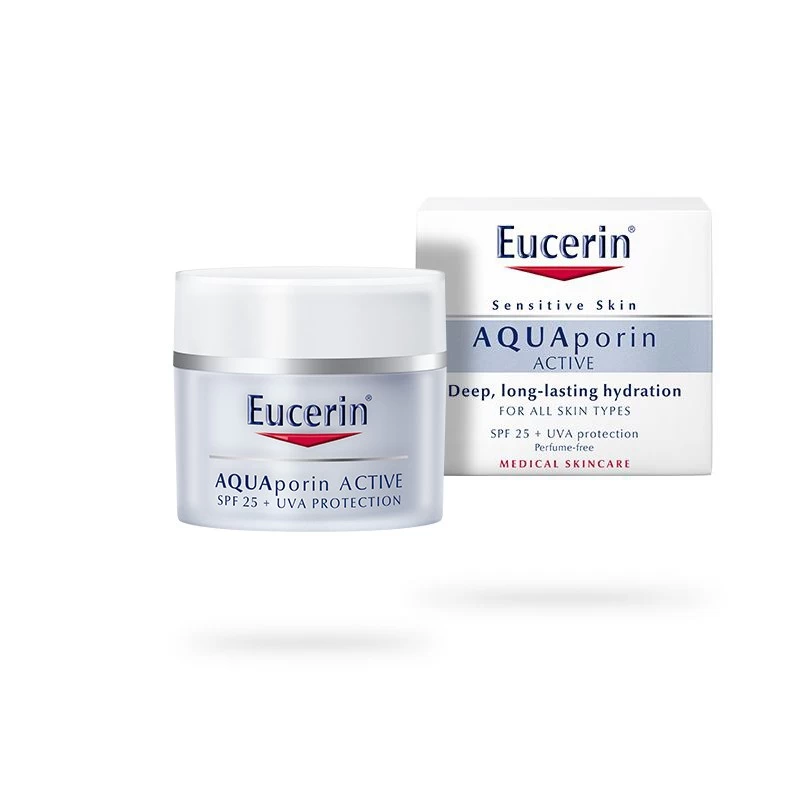 Eucerin AQUAporin ACTIVE Hidratantna krema za lice sa SPF 25 i UVA zaštitom