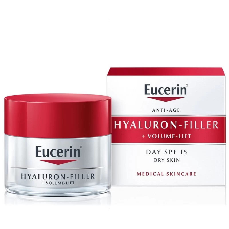 Eucerin Hyaluron-Filler+Volume-Lift Dnevna krema za suvu kožu SPF15