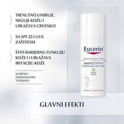 Eucerin AntiREDNESS Dnevna krema protiv crvenila sa zelenim pigmentima