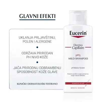 Eucerin DermoCapillaire pH5 Blagi šampon