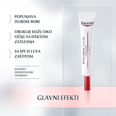 Eucerin Hyaluron-Filler + Volume-Lift Krema za područje oko očiju SPF15