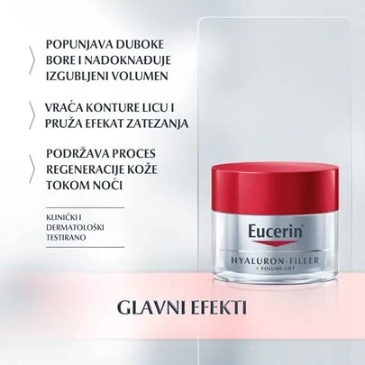 Eucerin Hyaluron-Filler + Volume-Lift Noćna krema