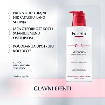 Eucerin pH5 Lagani losion sa pumpicom 400ml