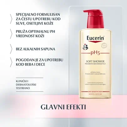  Eucerin pH5 Soft Shower 400ml