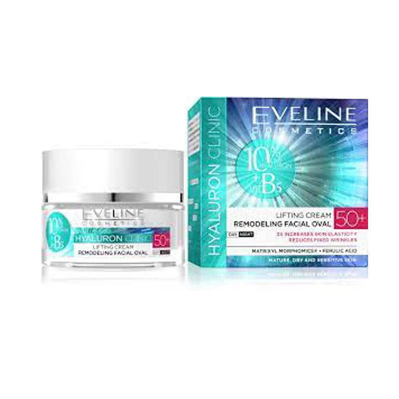 EVELINE HYALURON CLINIC DAY & NIGHT CREAM 50+ 50ML