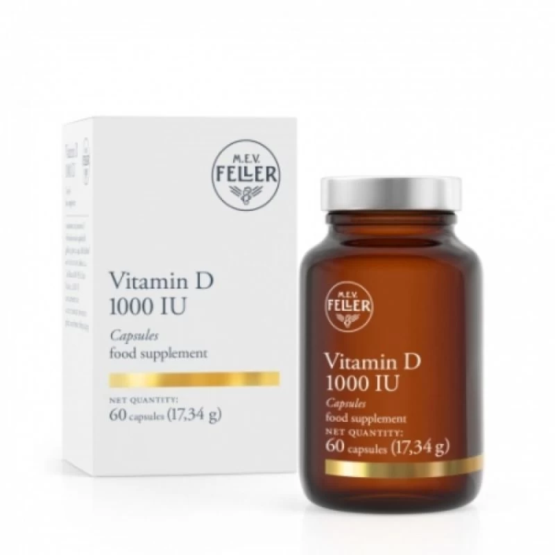 FELLER VITAMIN D 1000IU CAPS 60X