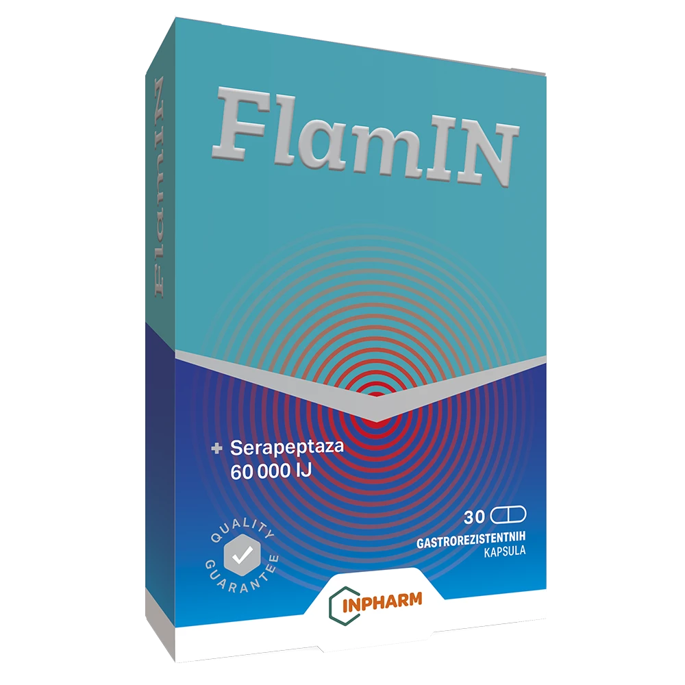 FlamIN kapsule 60000 ij serapeptaze 