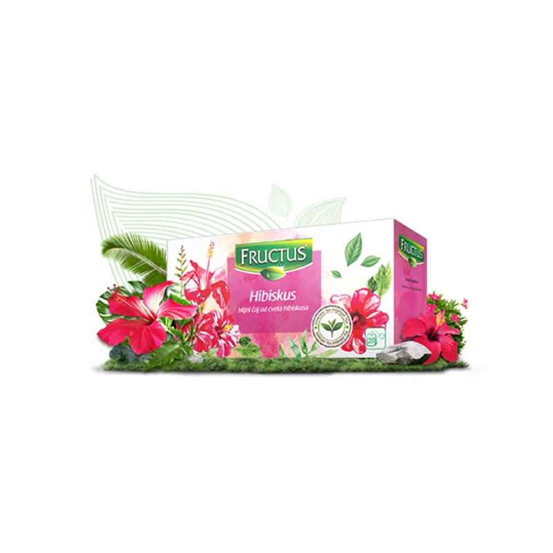 FRUCTUS CAJ HIBISKUS FILTER 20X KONAC