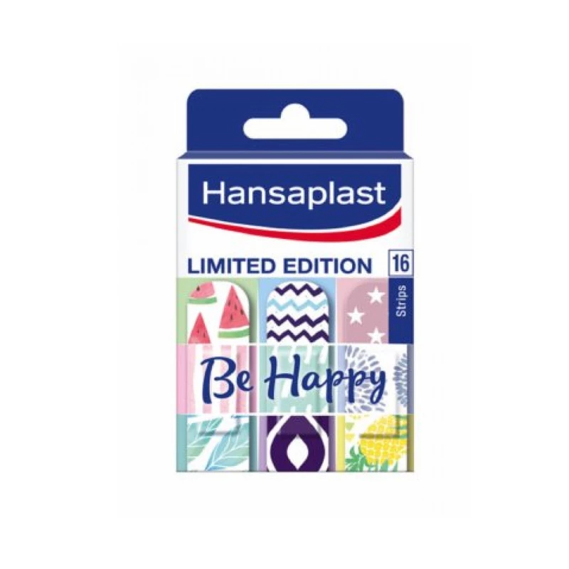 HANZAPLAST FLASTER BE HAPPY 16X