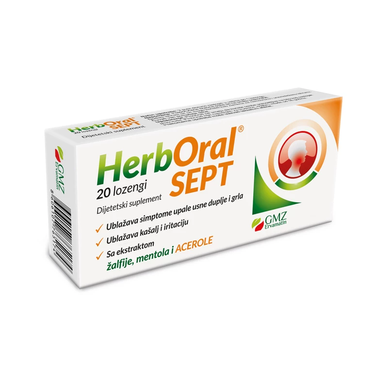 HERBORAL SEPTOLETE LOZ 20X