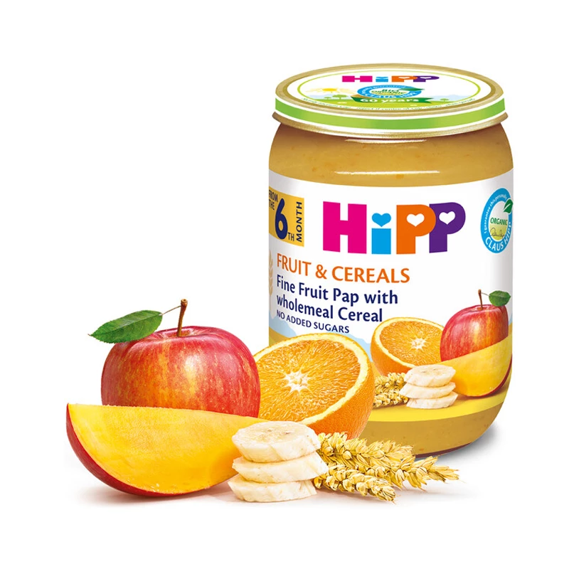 Hipp kaša integralne žitarice sa voćem 190 g