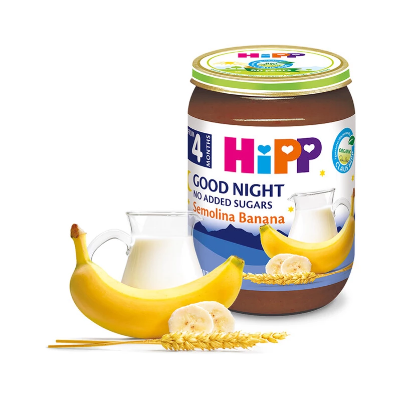 Hipp kaša mlečna l-n griz/banana 190 g