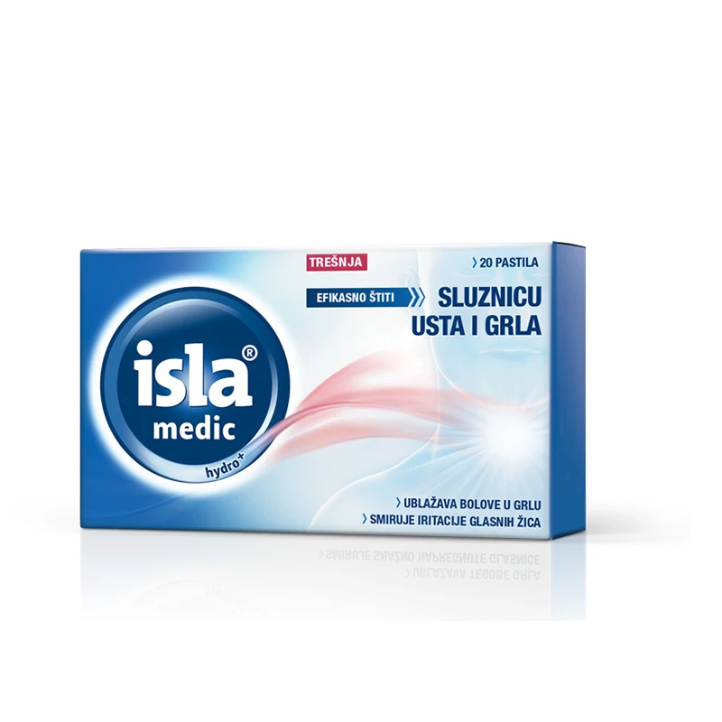 Isla medic hydro+ pastile tresnja 20x