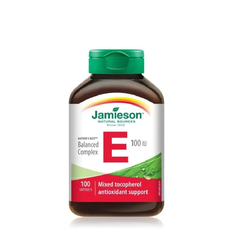 JAMIESON VITAMIN E CAPS 100X100IU