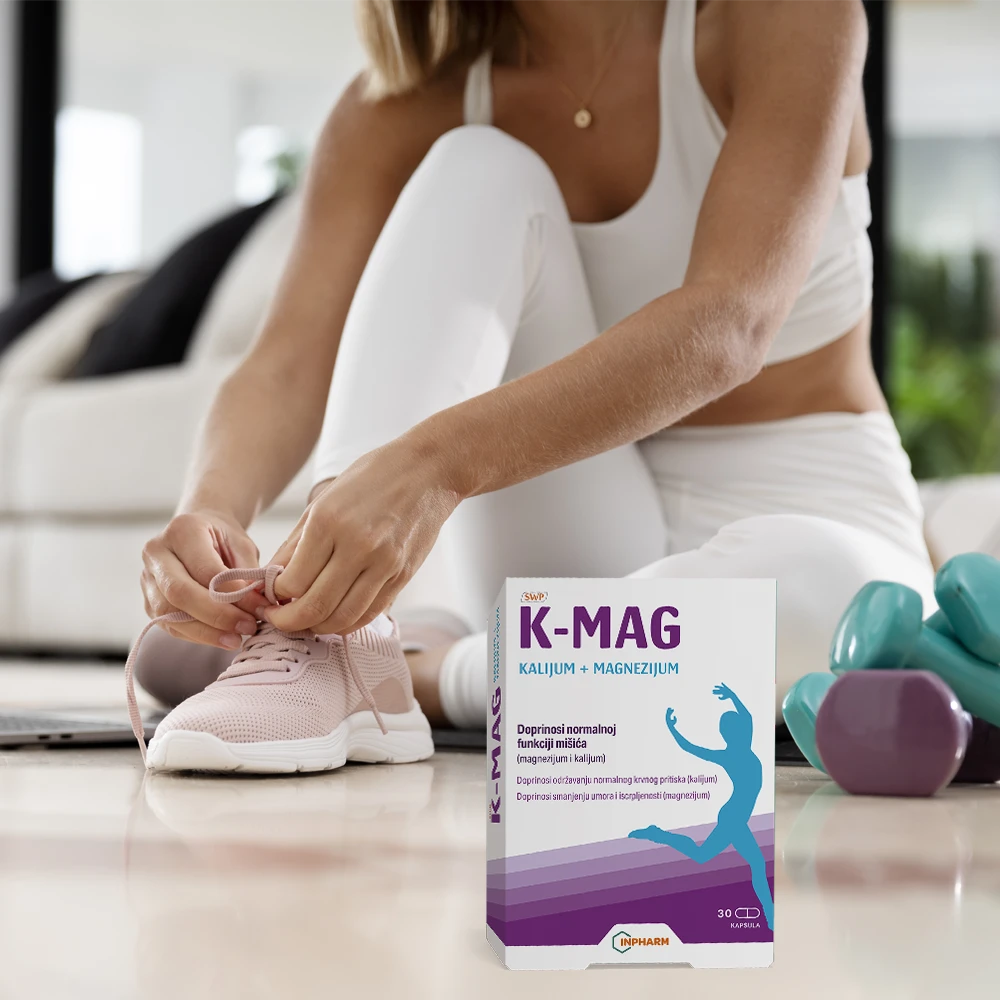 K-MAG, kalijum i magnezijum, 30 kapsula