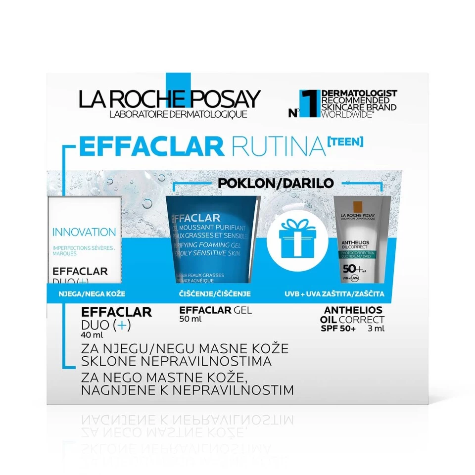 La Roche-Posay Effaclar set teen rutina 