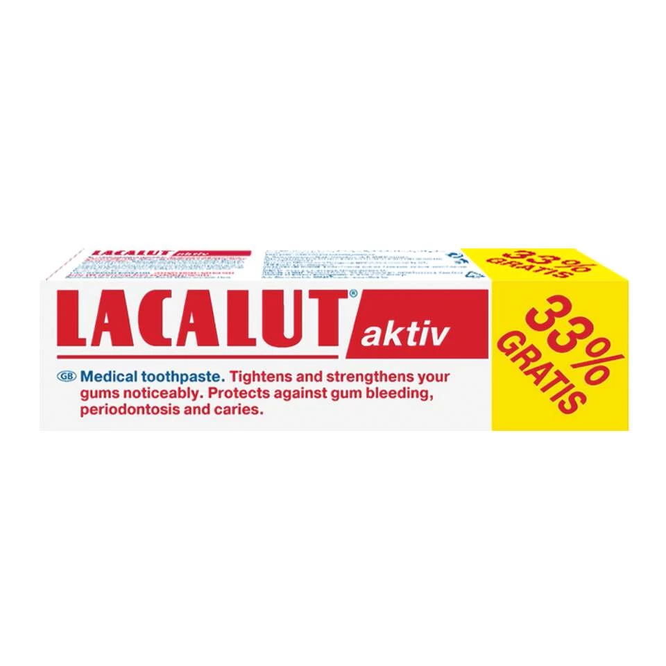Lacalut pasta activ 100ml (33% gratis)