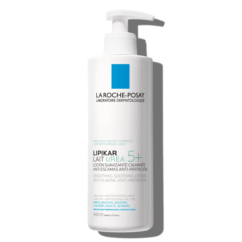 La Roche-Posay Lipikar mleko urea 5% 400 ml  5818 hidratantno mleko za suvu i grubu kožu protiv perutanja