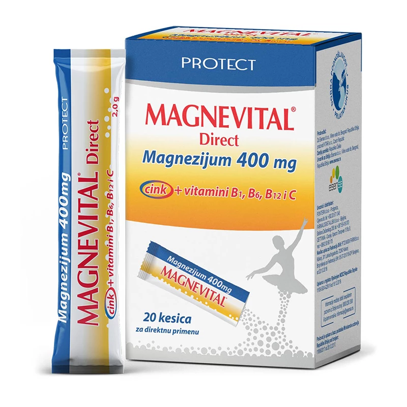 MAGNEVITAL DIRECT KESICE 20X400MG