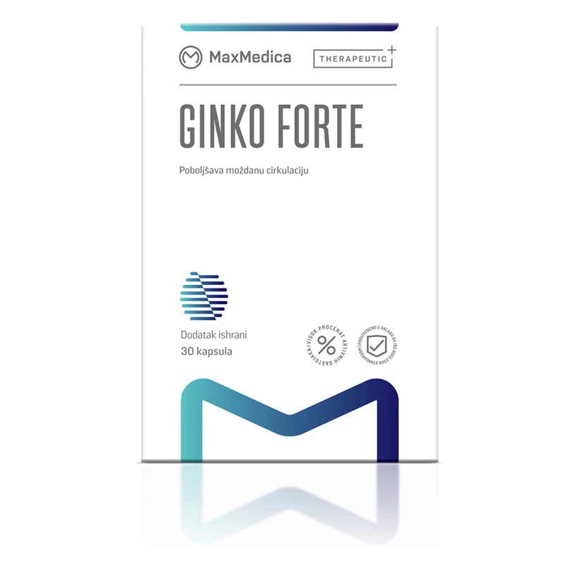 MAX MEDICA GINKO FORTE CAPS 30X60MG