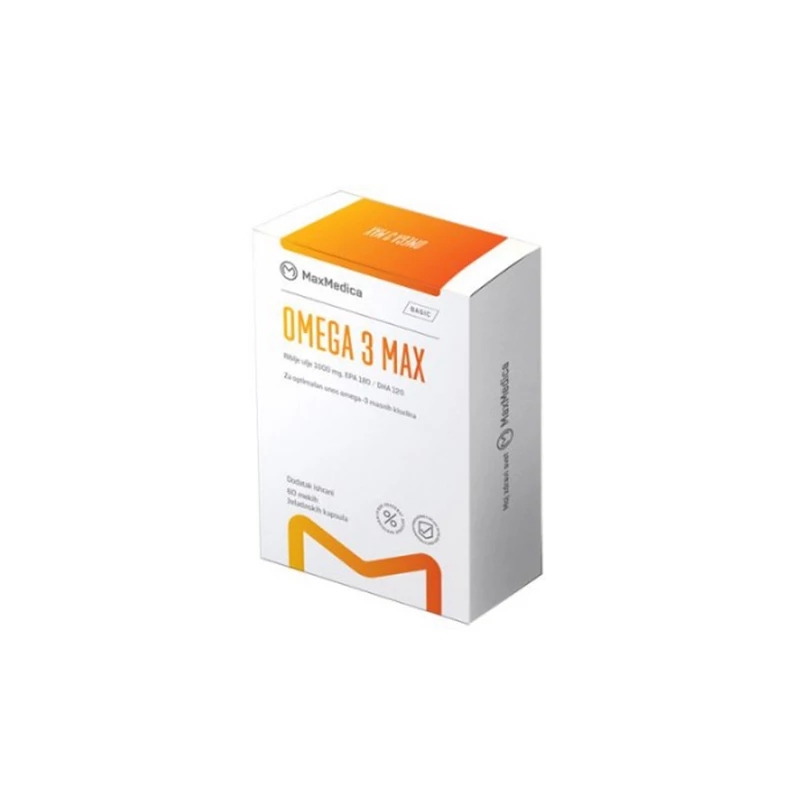 MAX MEDICA OMEGA 3 MAX 60X1000MG