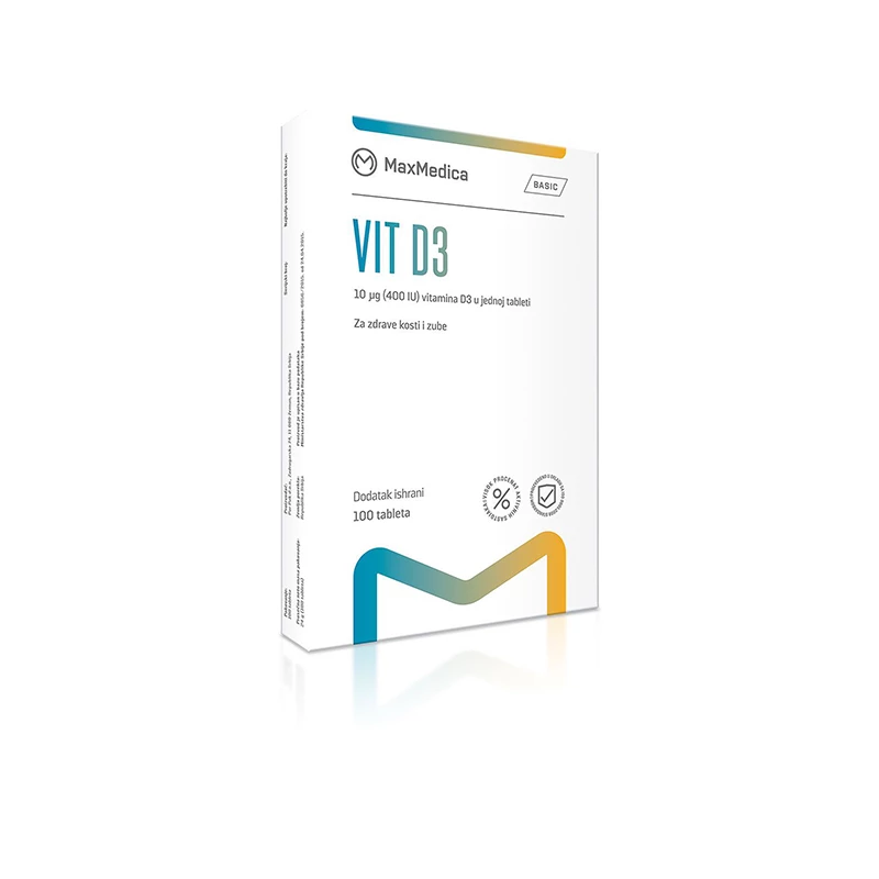 MAX MEDICA VIT D3 TBL 100X