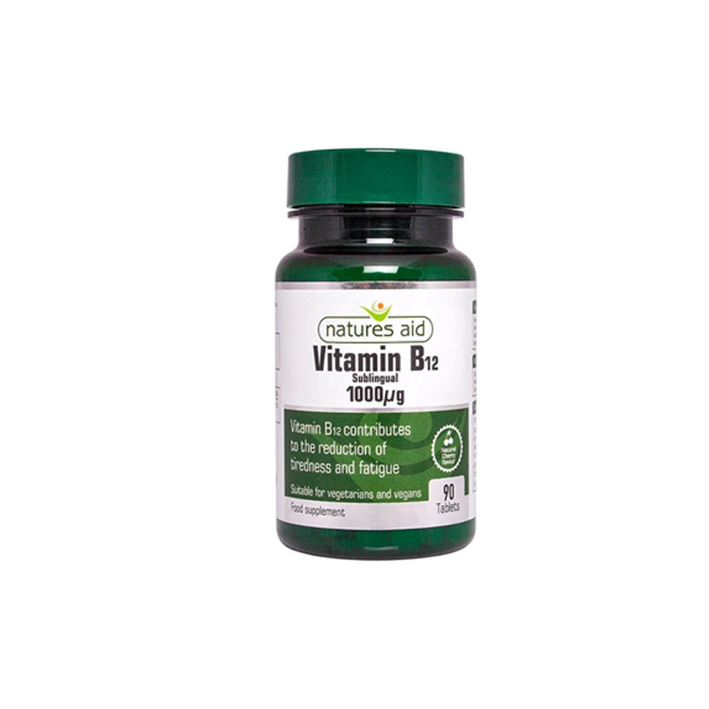 Natures aid vitamin b12 subling.tbl 90x1000mcg