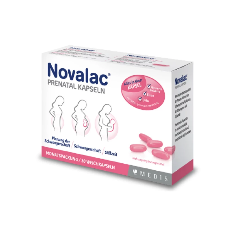 Novalac prenatal caps 30X