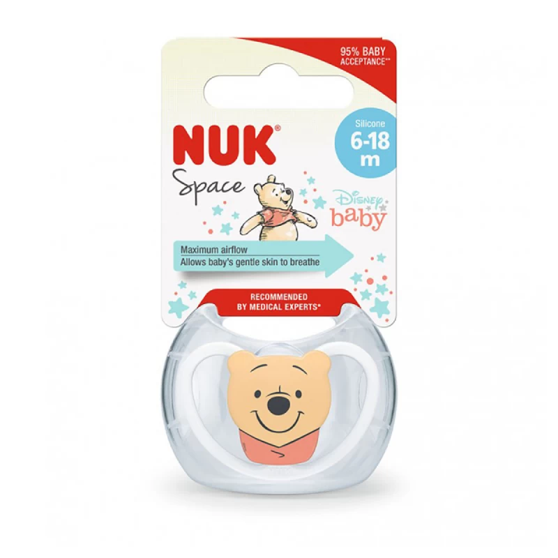 NUK 736611 VARALICA SILIKON 6-18M DISNEY SPACE WINNIE