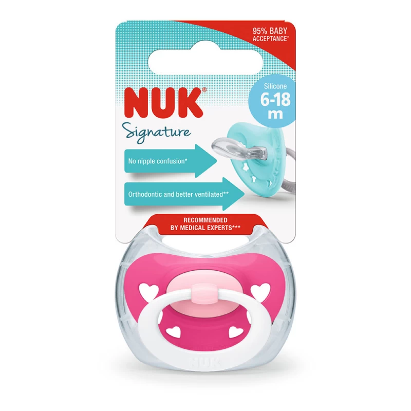 NUK 736694 VARALICA SILIKON 6-18M SIGNATURE